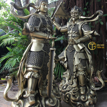 TƯỢNG HỘ PHÁP CAO 110CM.