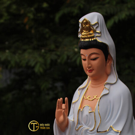 Tượng Phật Mẹ Quan Thế Âm Bồ Tát cao 110cm.