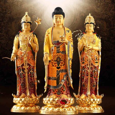 TƯỢNG PHẬT TÂY PHƯƠNG TAM THÁNH