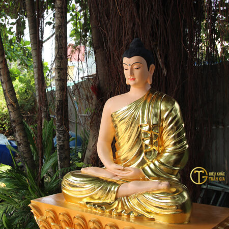 TƯỢNG PHẬT NGỒI THIỀN CAO 100CM