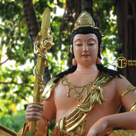 TƯỢNG PHẬT VĂN THÙ BỒ TÁT CAO 155CM