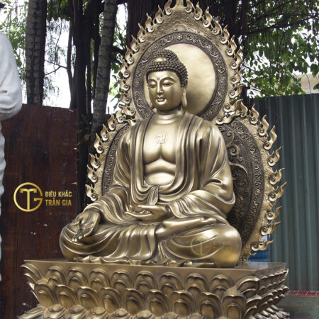 Tượng Phật A Di Đà cao 120cm