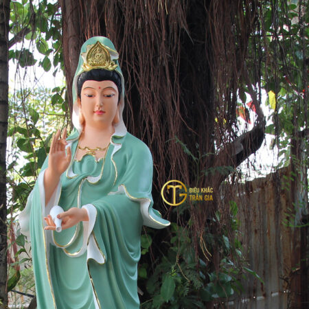 Tượng Phật Mẹ Quan Âm cao 160cm