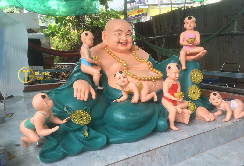 Tượng Gỗ Phật Di Lặc đẹp