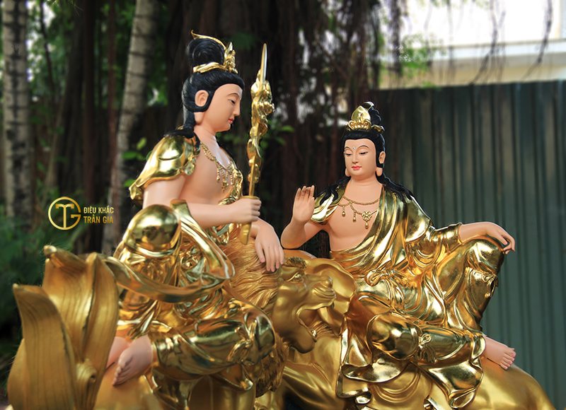 bồ tát văn thù và phổ hiền