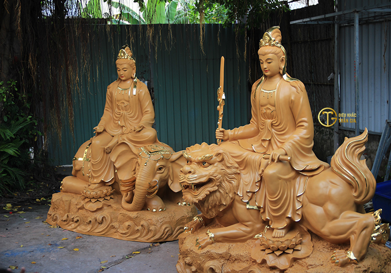 bồ tát văn thù và phổ hiền
