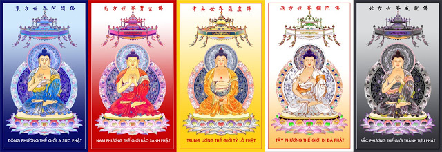 Ngũ Phương Ngũ Trí Như Lai Phật