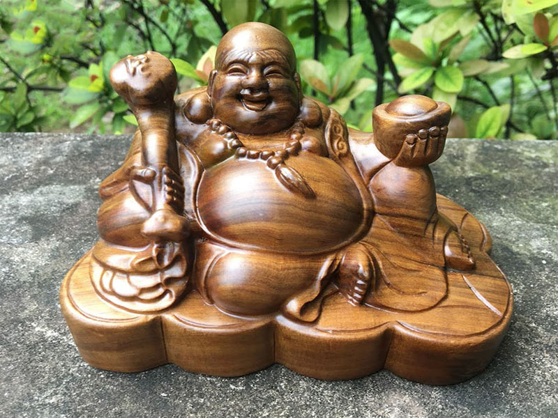 Tượng Gỗ Phật Di Lặc đẹp