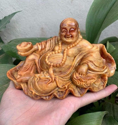 Tượng Gỗ Phật Di Lặc đẹp