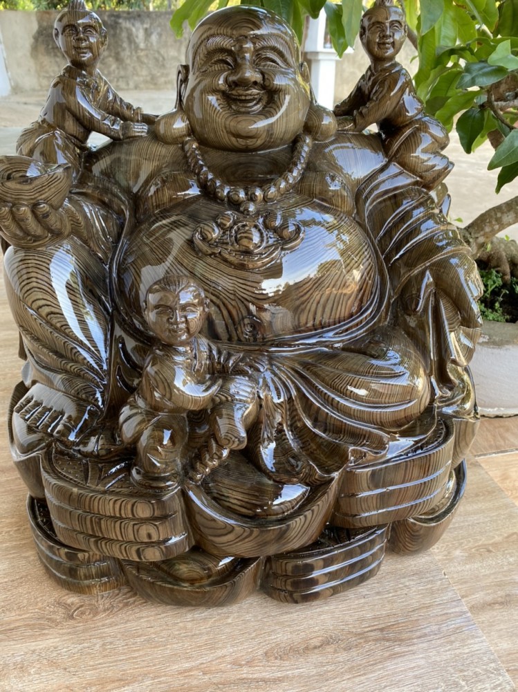 Tượng Gỗ Phật Di Lặc đẹp