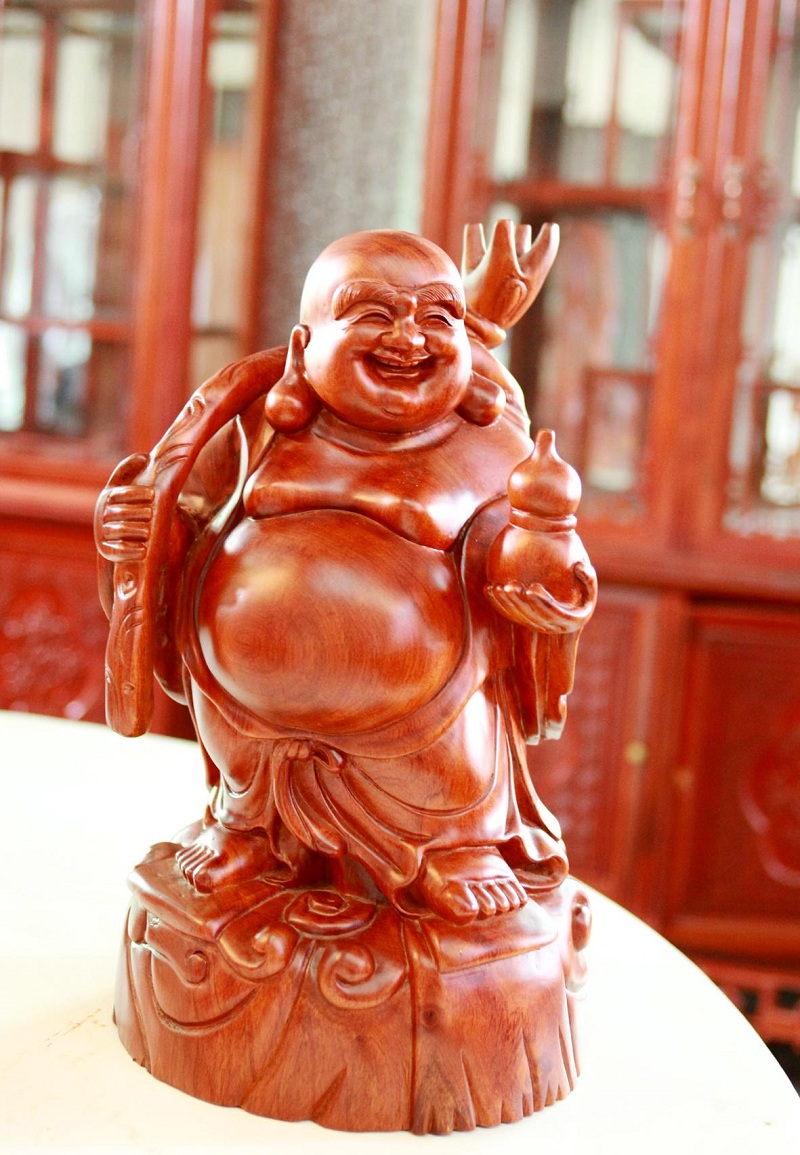Tượng Gỗ Phật Di Lặc đẹp