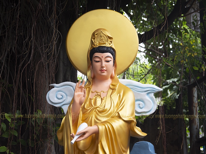 Tượng Phật Bà Quan Âm cao 180cm