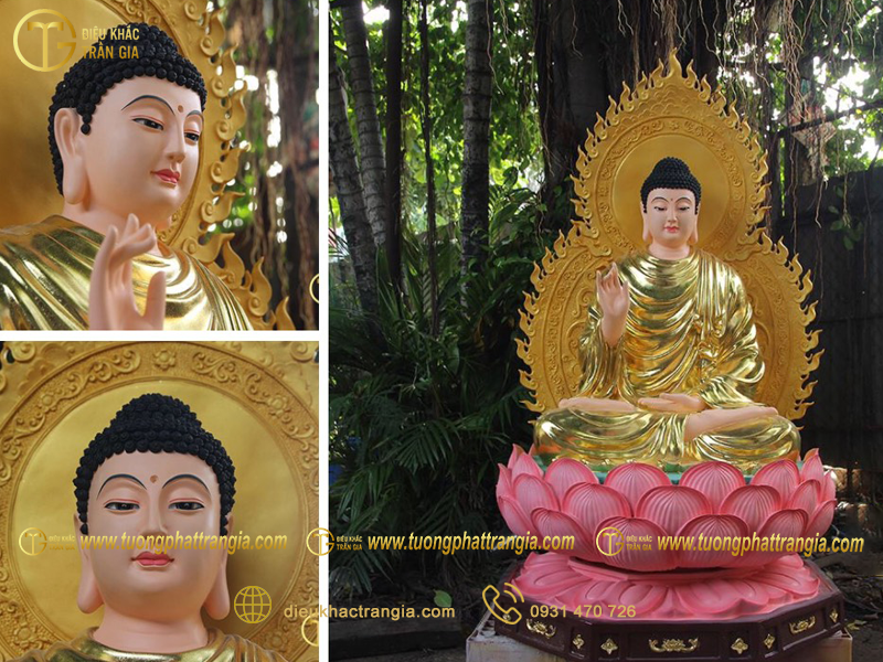 tượng bổn sư bằng composite đẹp