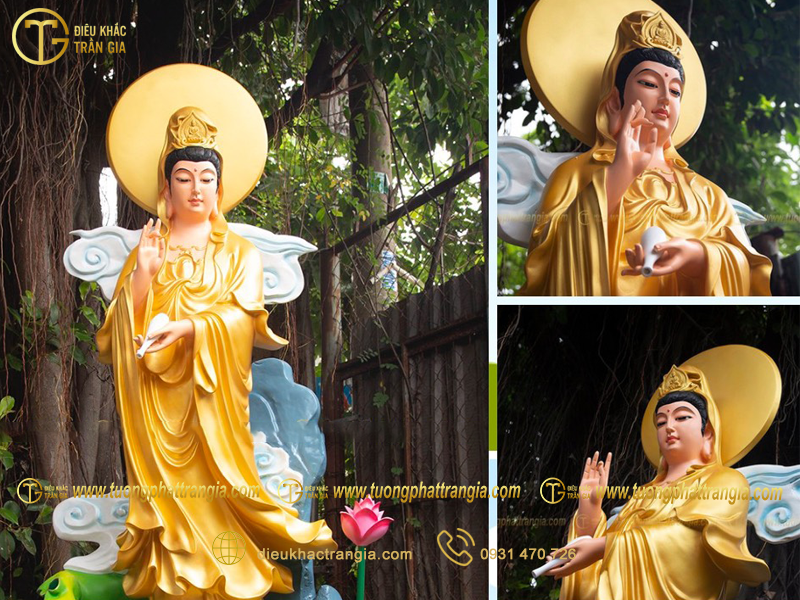 giá tượng phật bằng nhựa composite