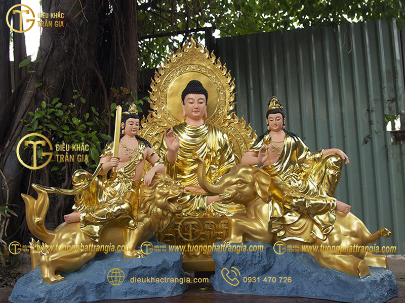 tượng tam thánh composite