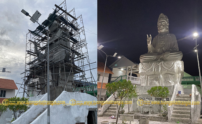 Cách đắp tượng phật bằng xi măng