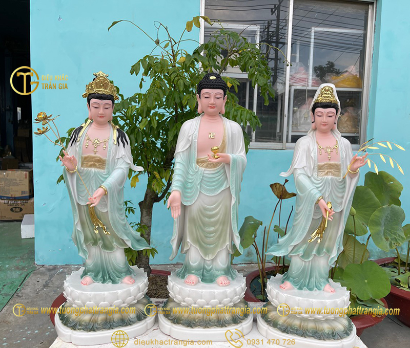 ý nghĩa bộ tượng tây phương tam thánh