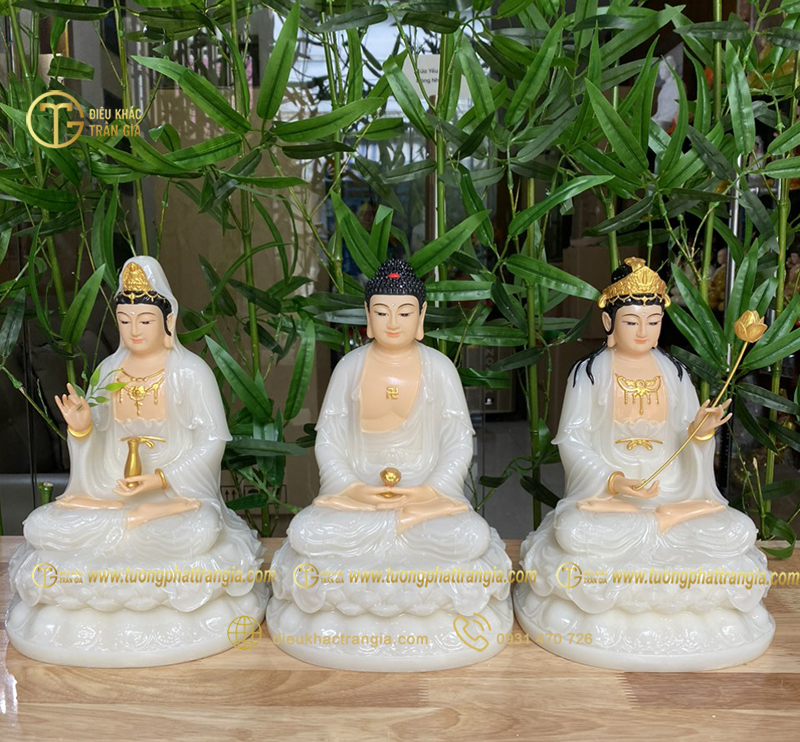 bán tượng phật tây phương tam thánh