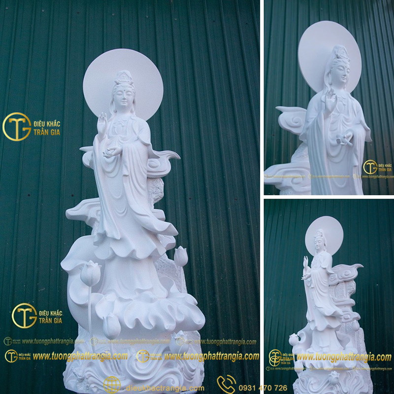 Tượng Phật Quan Âm cao 1m đẹp