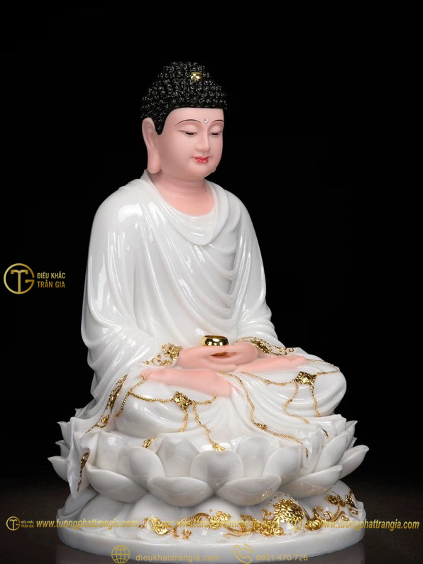 Tượng Phật Thích Ca bằng bột đá đẹp, giá tốt