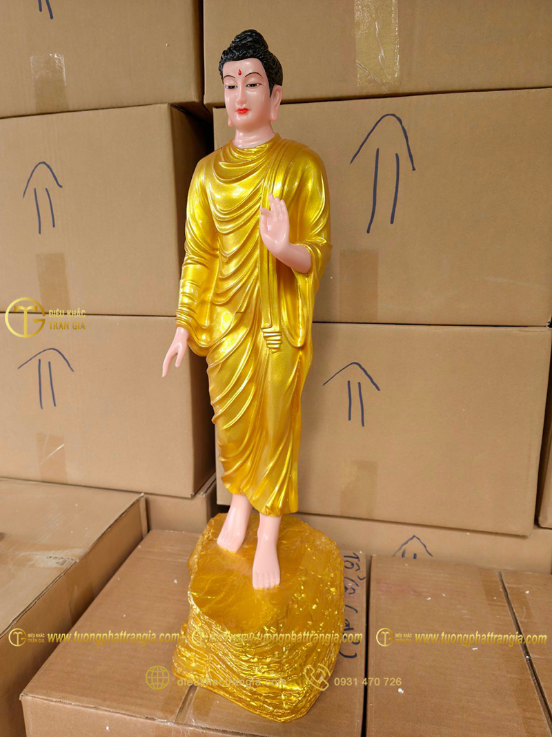 Tượng Phật Thích Ca bằng bột đá đẹp, giá tốt