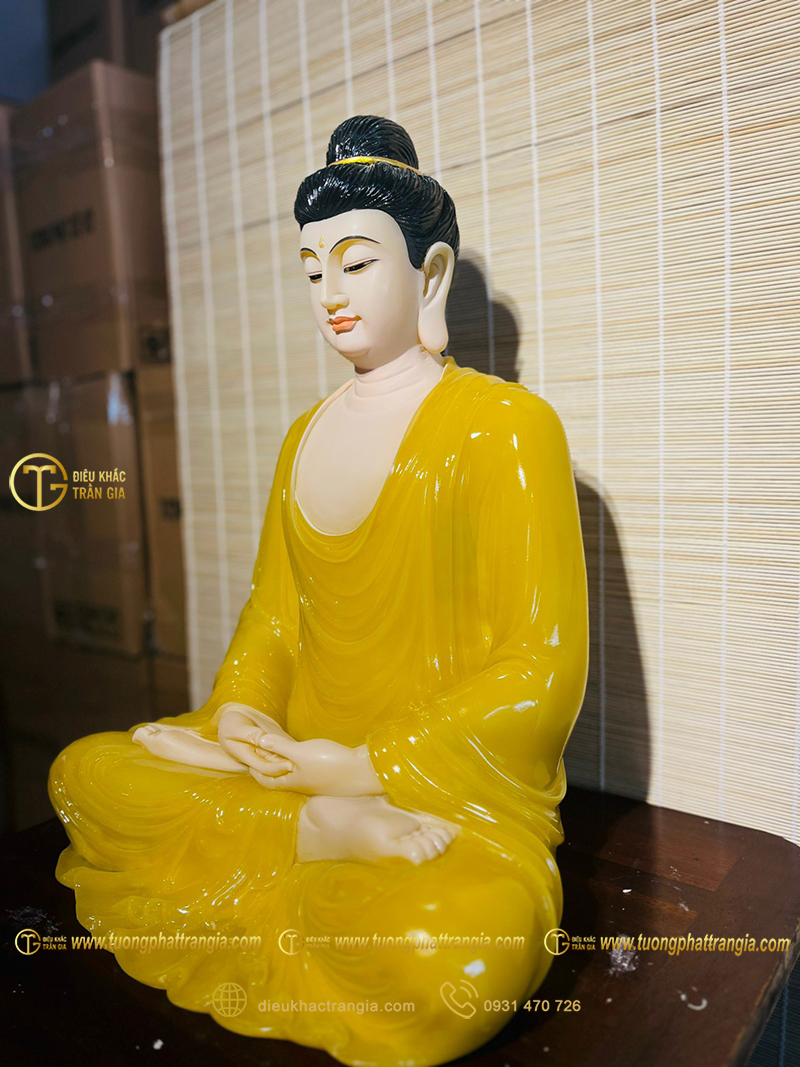 Tượng Phật Thích Ca bằng bột đá đẹp, giá tốt