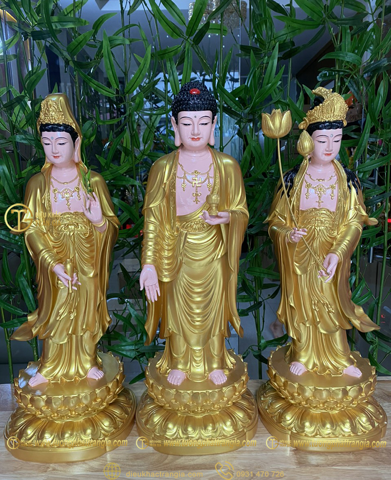 tượng Tam Thánh Phật composite giá bao nhiêu