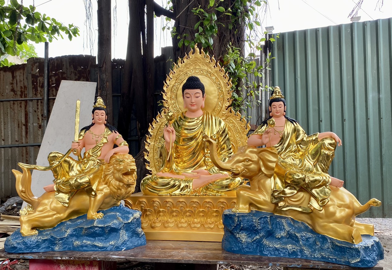 Bộ tượng Hoa Nghiêm Tam Thánh