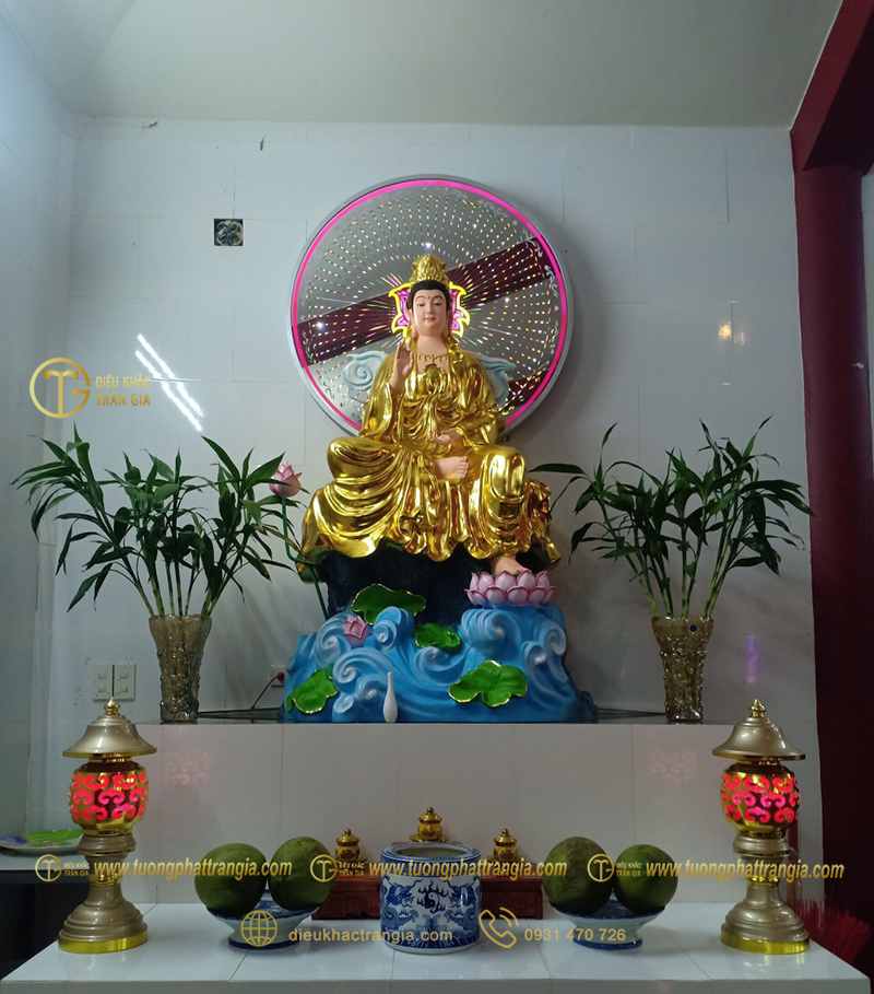 Thờ mẹ Quan Âm đứng hay ngồi