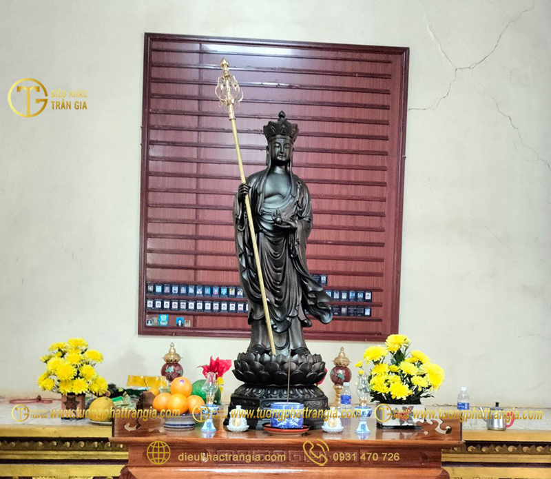 tượng ngài địa tạng vương bồ tát nhỏ