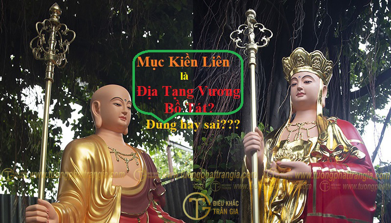 địa tạng vương bồ tát và mục kiền liên