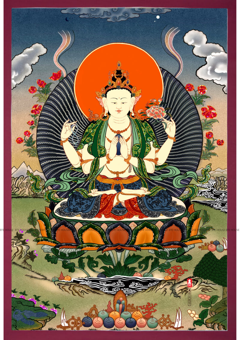 Tượng Quan Âm Tứ Thủ
