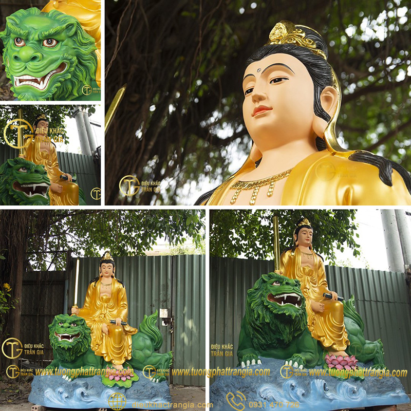 văn thù sư lợi bồ tát cưỡi con gì