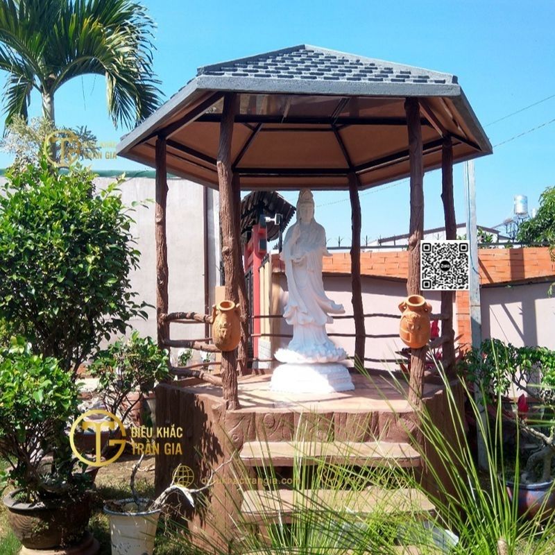 mẫu mái che tượng phật ngoài trời đẹp