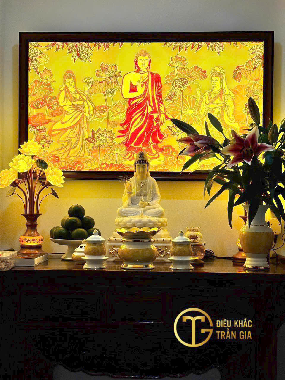 Tượng Phật bị vỡ phải làm sao