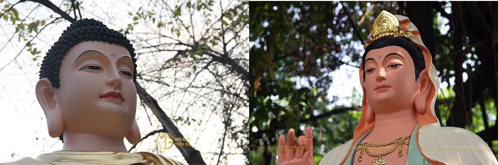 Thờ Phật Thích Ca và Quan Âm Bồ Tát