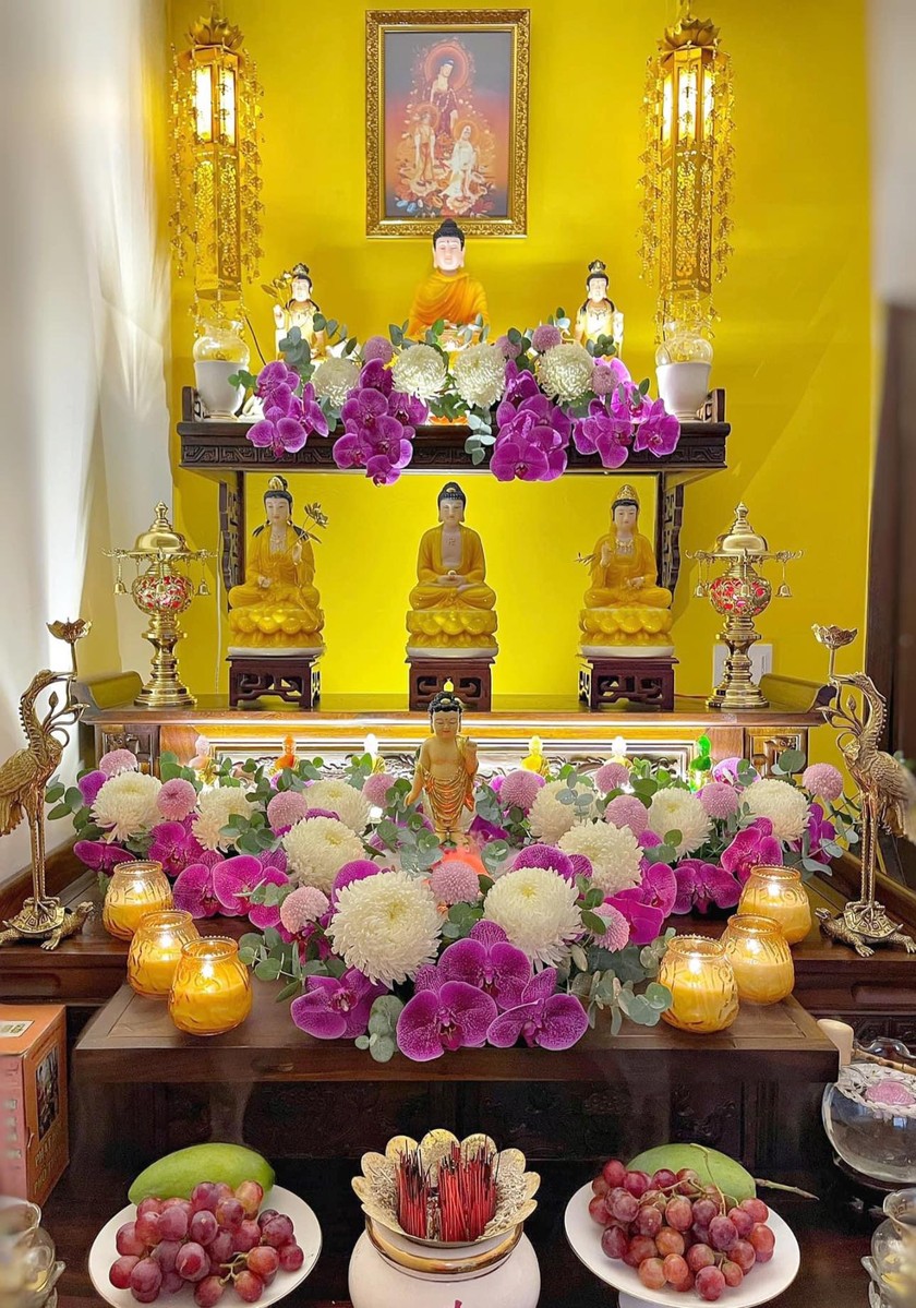 lễ đài phật đản tại nhà