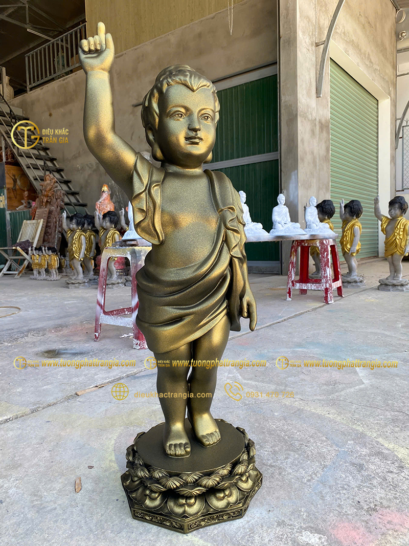 tượng phật đản sanh mini