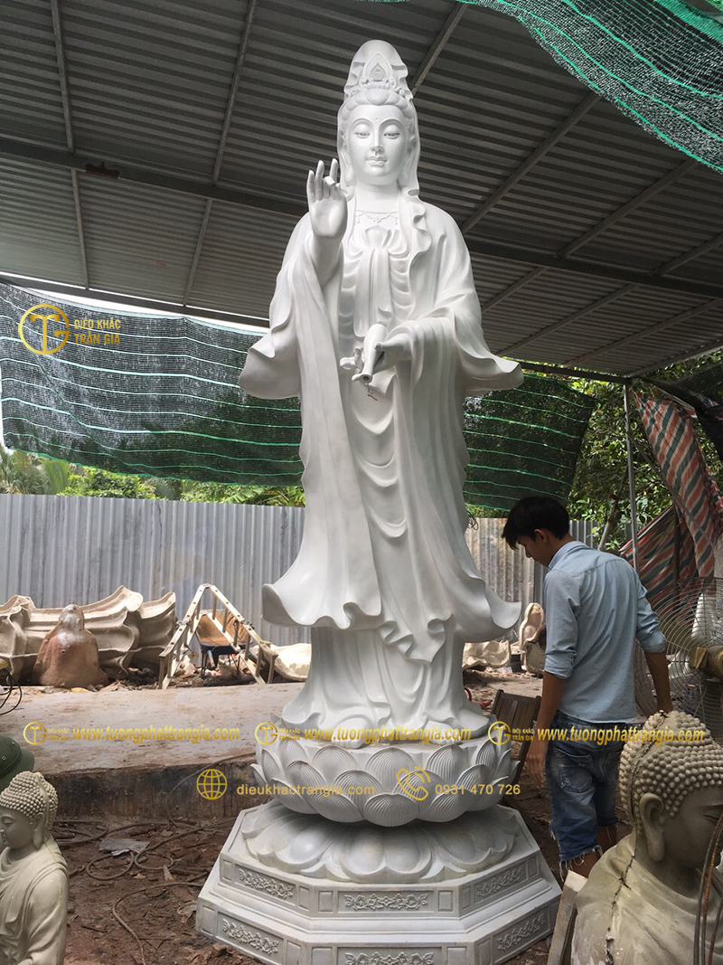 báo giá tượng phật bằng xi măng