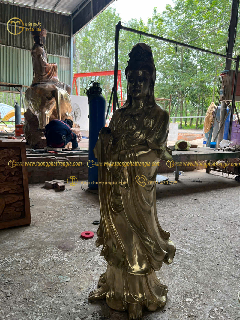 nơi bán tượng phật đồng ở tphcm
