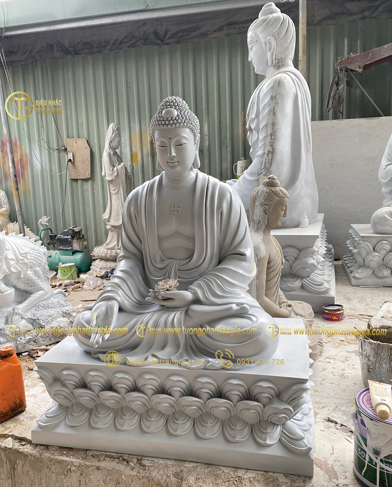 xưởng đúc tượng phật xi măng