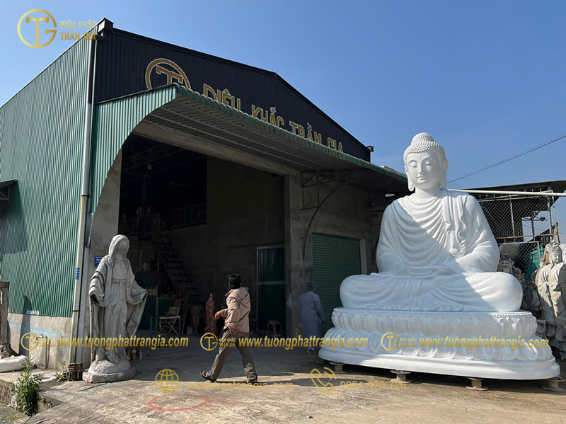 cơ sở sản xuất tượng phật xi măng