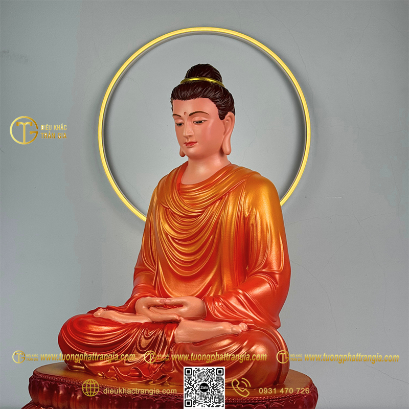 Tượng Phật ngồi thiền 60cm