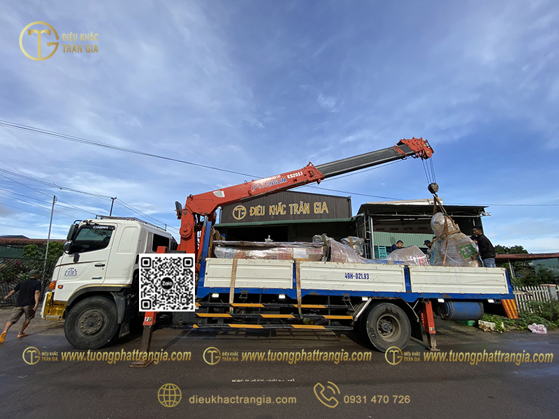tượng Tây Phương Tam Thánh xi măng có bền không