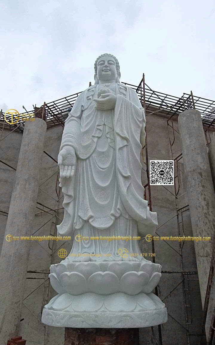 báo giá tượng Tây Phương Tam Thánh bằng đá