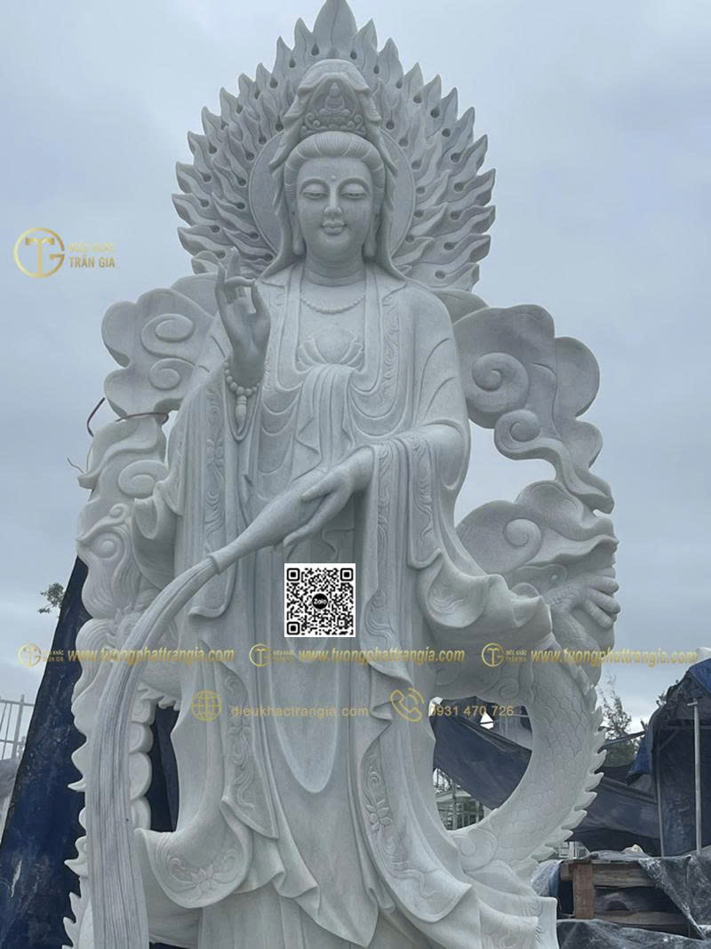cơ sở sản xuất tượng Tây Phương Tam Thánh bằng đá