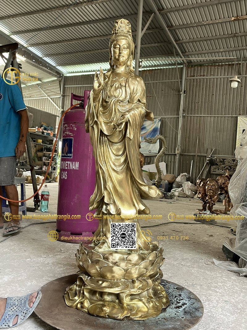 tượng Tam Thánh Phật đồng có bền không