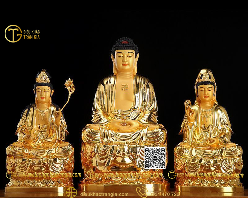 mua tượng Tam Thánh Phật đồng ở đâu