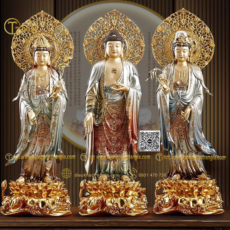 mua tượng Tây Phương Tam Thánh đồng ở đâu