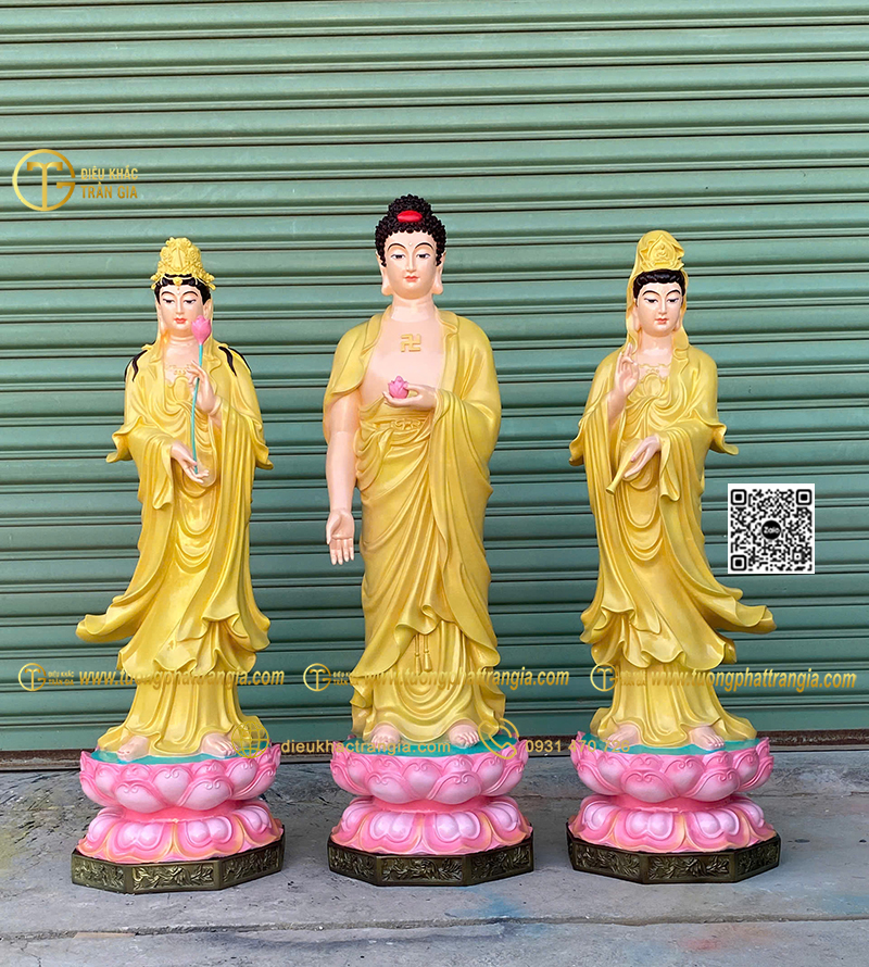 mua tượng Tam Thánh Phật composite ở đâu